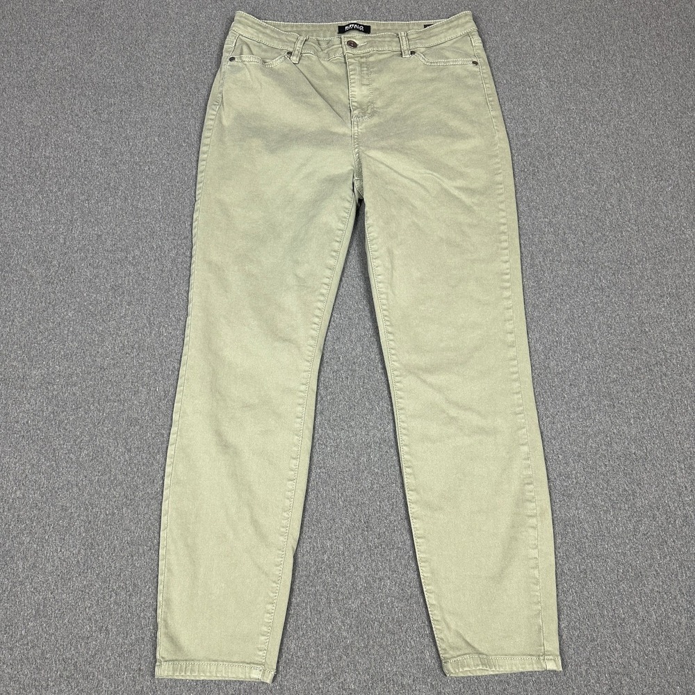 Buffalo David Bitton Havana Jeans Womens 10/30 Sage Green High Rise Ankle Skinny